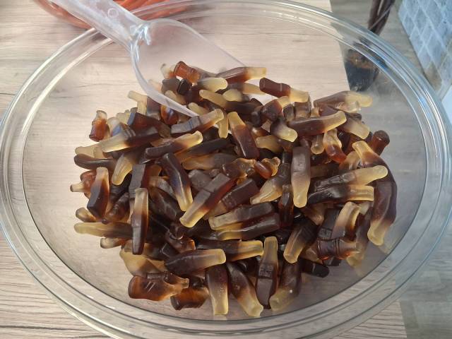 bonbon bouteille cola lisse