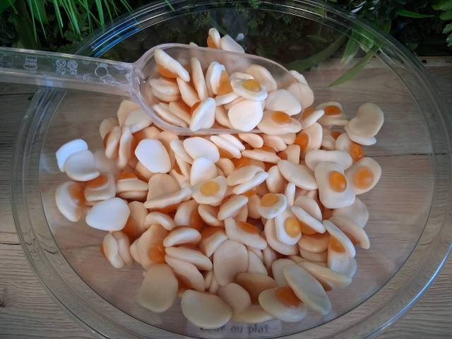 bonbon oeufs aux plats