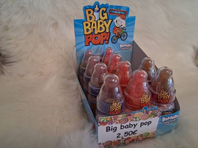 sucette big baby pop fraise