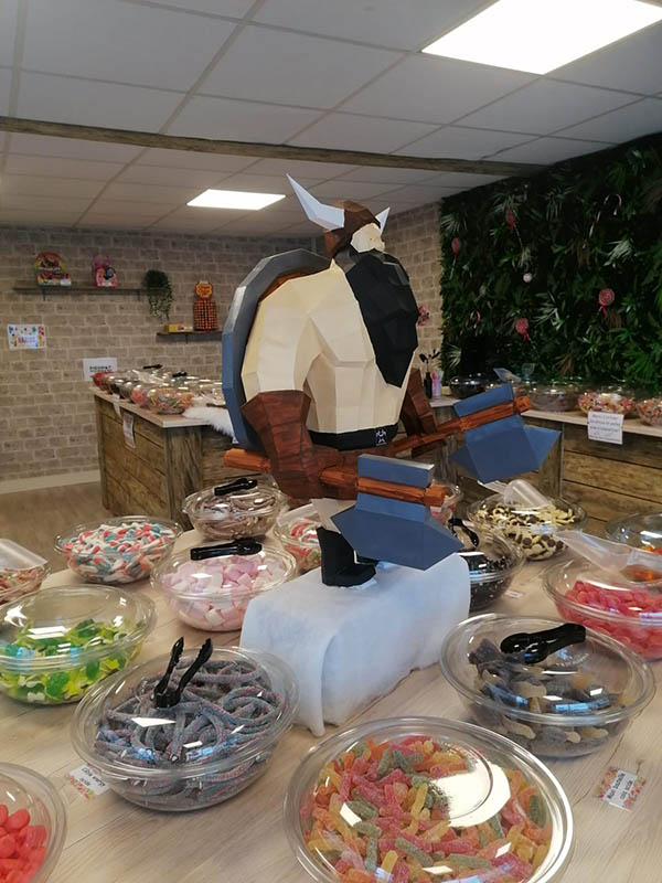 Bols color�s de bonbons